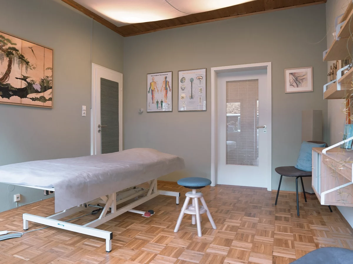 Wicke Osteopathie Behandlungsraum